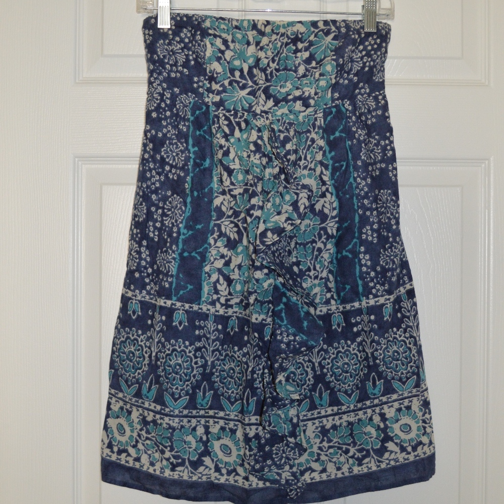 Blue Strapless American Eagle Sundress